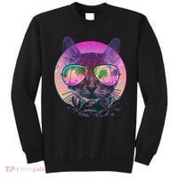 Cool Tropical Shade Cat Sweatshirt thumb 0