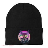 Cool Tropical Shade Cat Beanie thumb 0