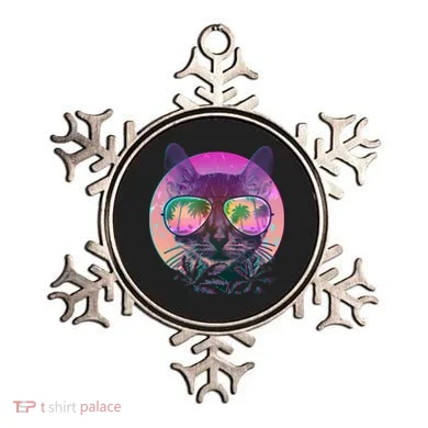 Cool Tropical Shade Cat Ornament