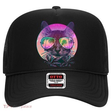 Cool Tropical Shade Cat Hat