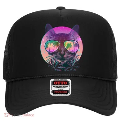 Cool Tropical Shade Cat Hat
