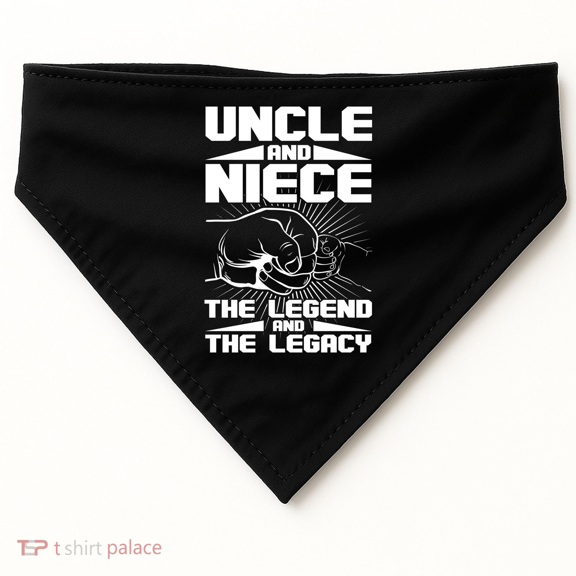 Cool Uncle And Niece The Legend And The Legacy USA-Made Doggie Bandana