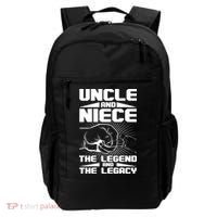 Cool Uncle And Niece The Legend And The Legacy Backpack thumb 0