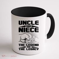 Cool Uncle And Niece The Legend And The Legacy Coffee Mug thumb 1