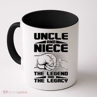 Cool Uncle And Niece The Legend And The Legacy Coffee Mug thumb 0