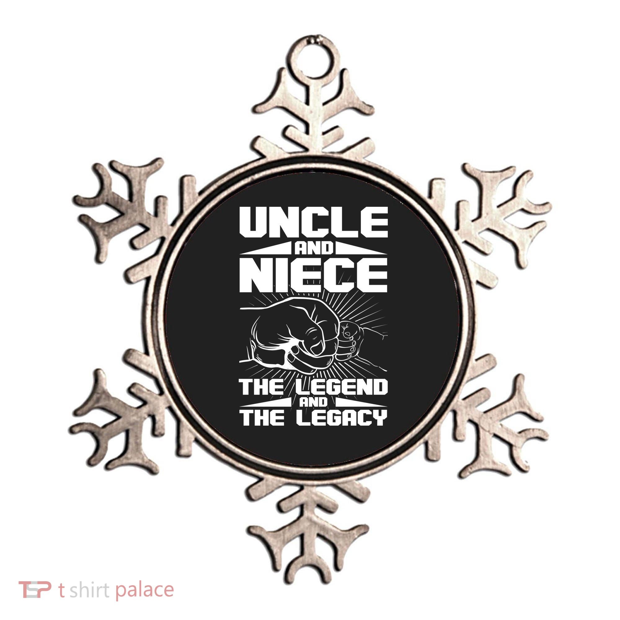Cool Uncle And Niece The Legend And The Legacy Ornament