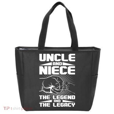 Cool Uncle And Niece The Legend And The Legacy Tote Bag