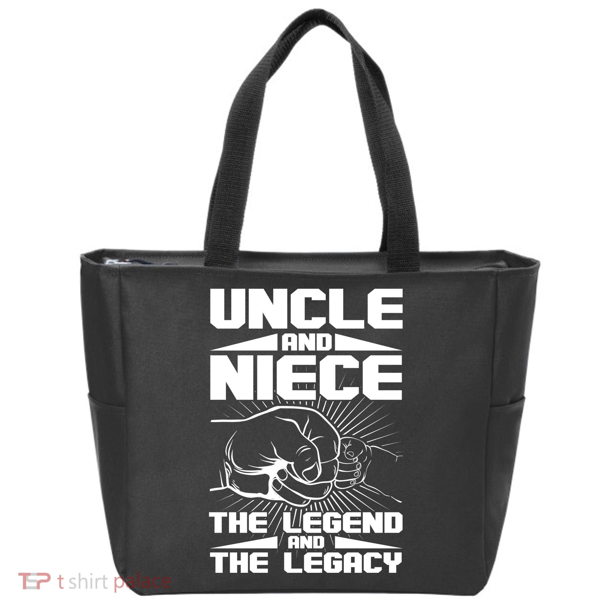 Cool Uncle And Niece The Legend And The Legacy Tote Bag
