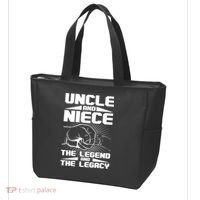 Cool Uncle And Niece The Legend And The Legacy Tote Bag thumb 3