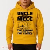 Cool Uncle And Niece The Legend And The Legacy Hoodie thumb 2