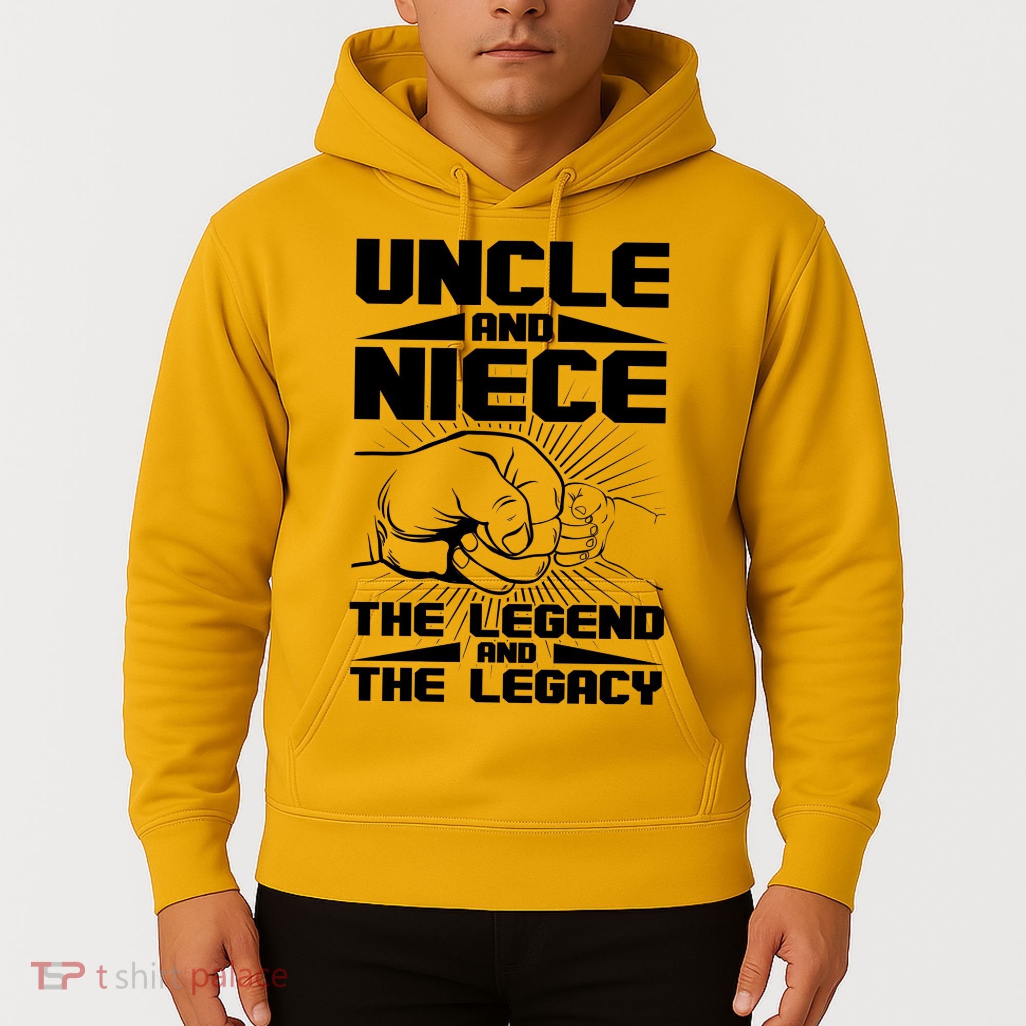 Cool Uncle And Niece The Legend And The Legacy Hoodie