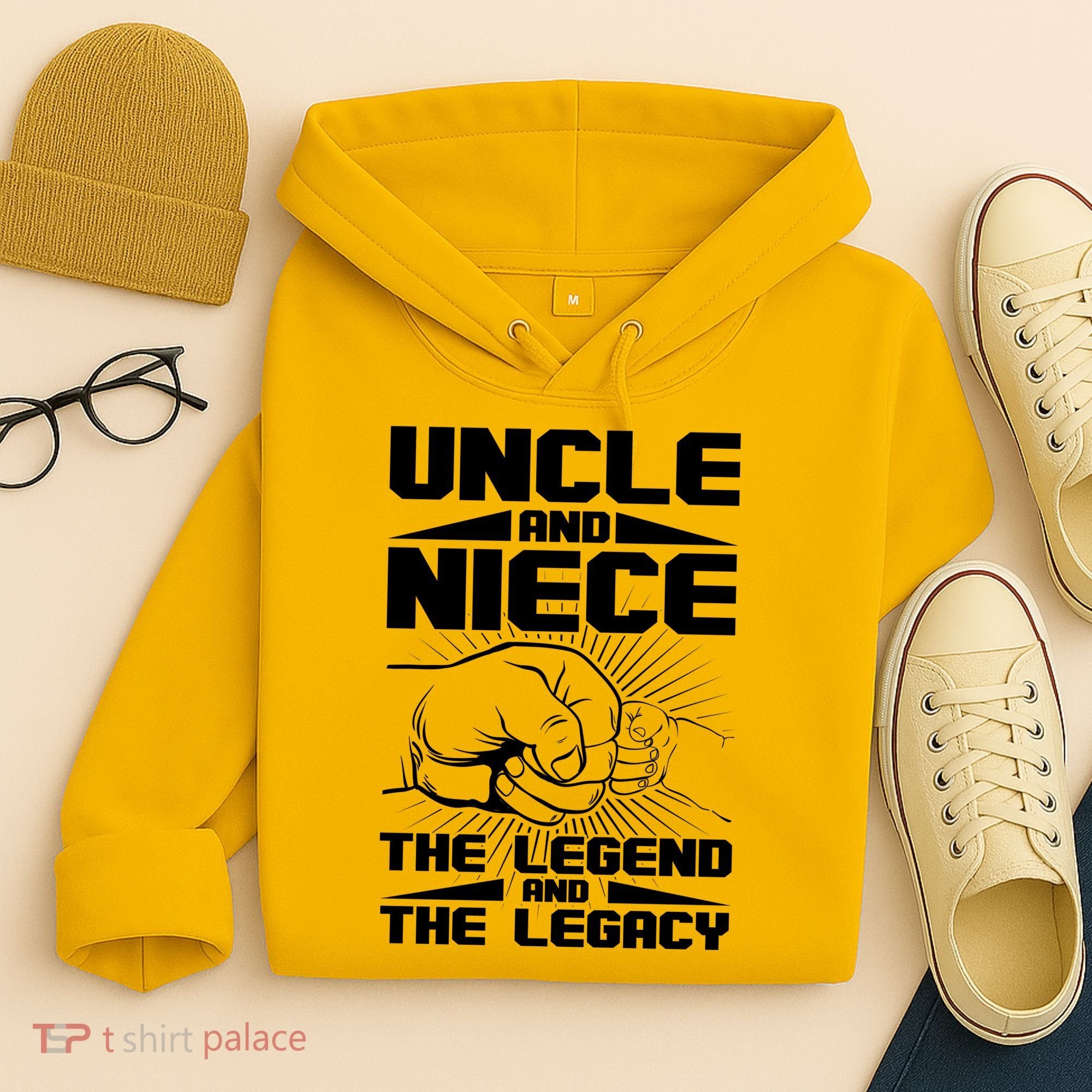 Cool Uncle And Niece The Legend And The Legacy Hoodie
