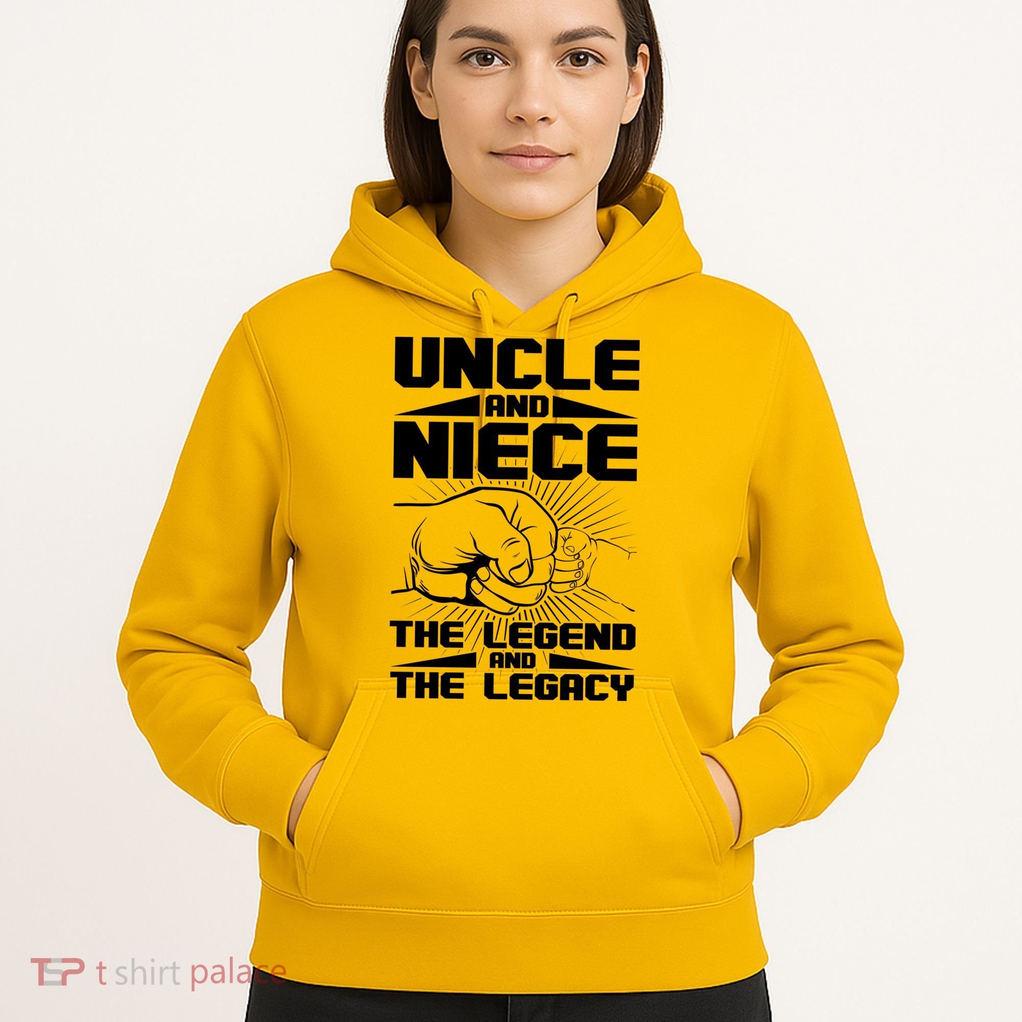 Cool Uncle And Niece The Legend And The Legacy Hoodie