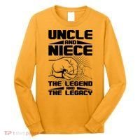 Cool Uncle And Niece The Legend And The Legacy Long Sleeve Shirt thumb 0