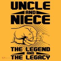 Cool Uncle And Niece The Legend And The Legacy Sweatshirt thumb 2