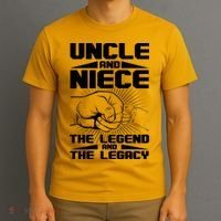 Cool Uncle And Niece The Legend And The Legacy T-Shirt thumb 3
