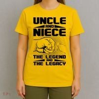 Cool Uncle And Niece The Legend And The Legacy T-Shirt thumb 4