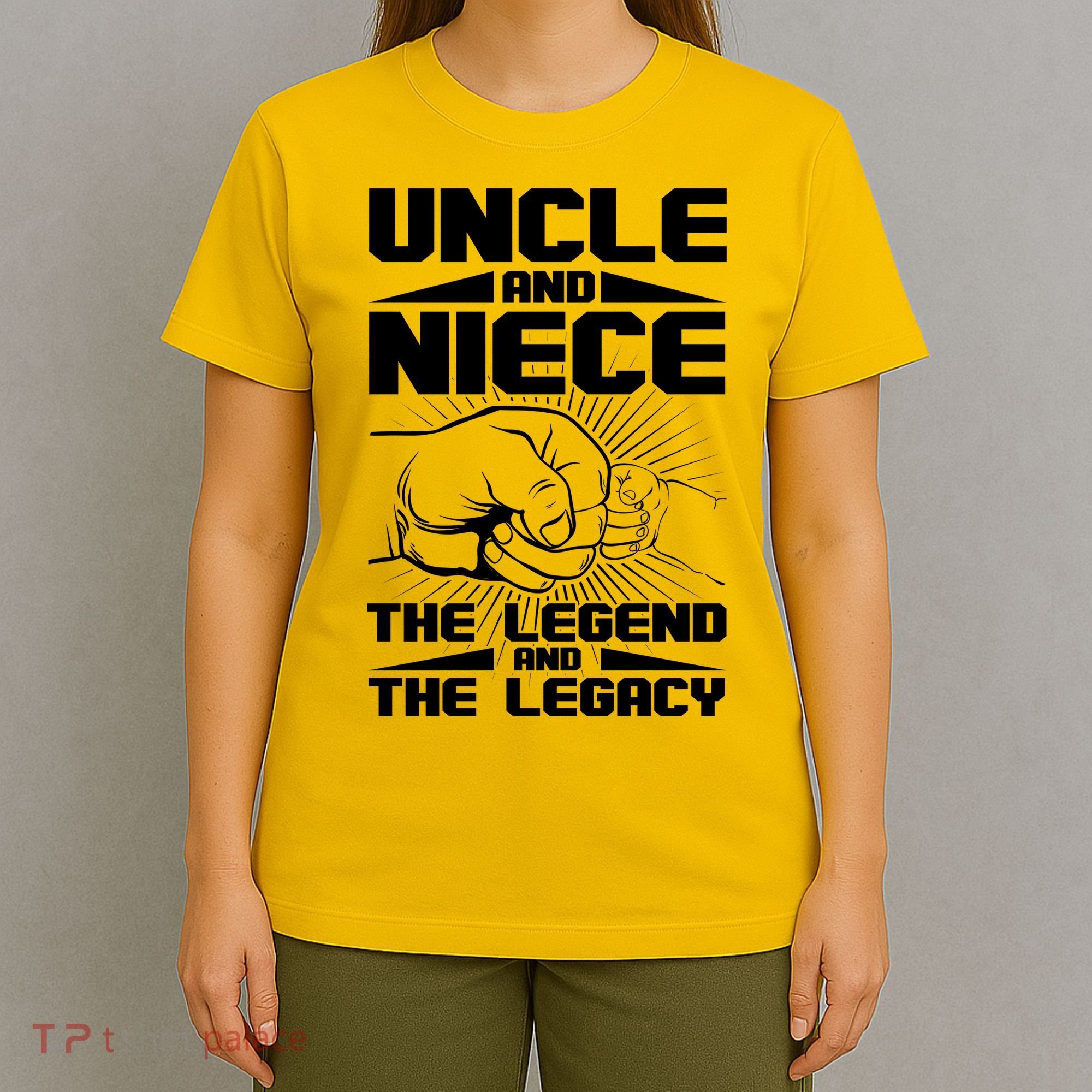 Cool Uncle And Niece The Legend And The Legacy T-Shirt