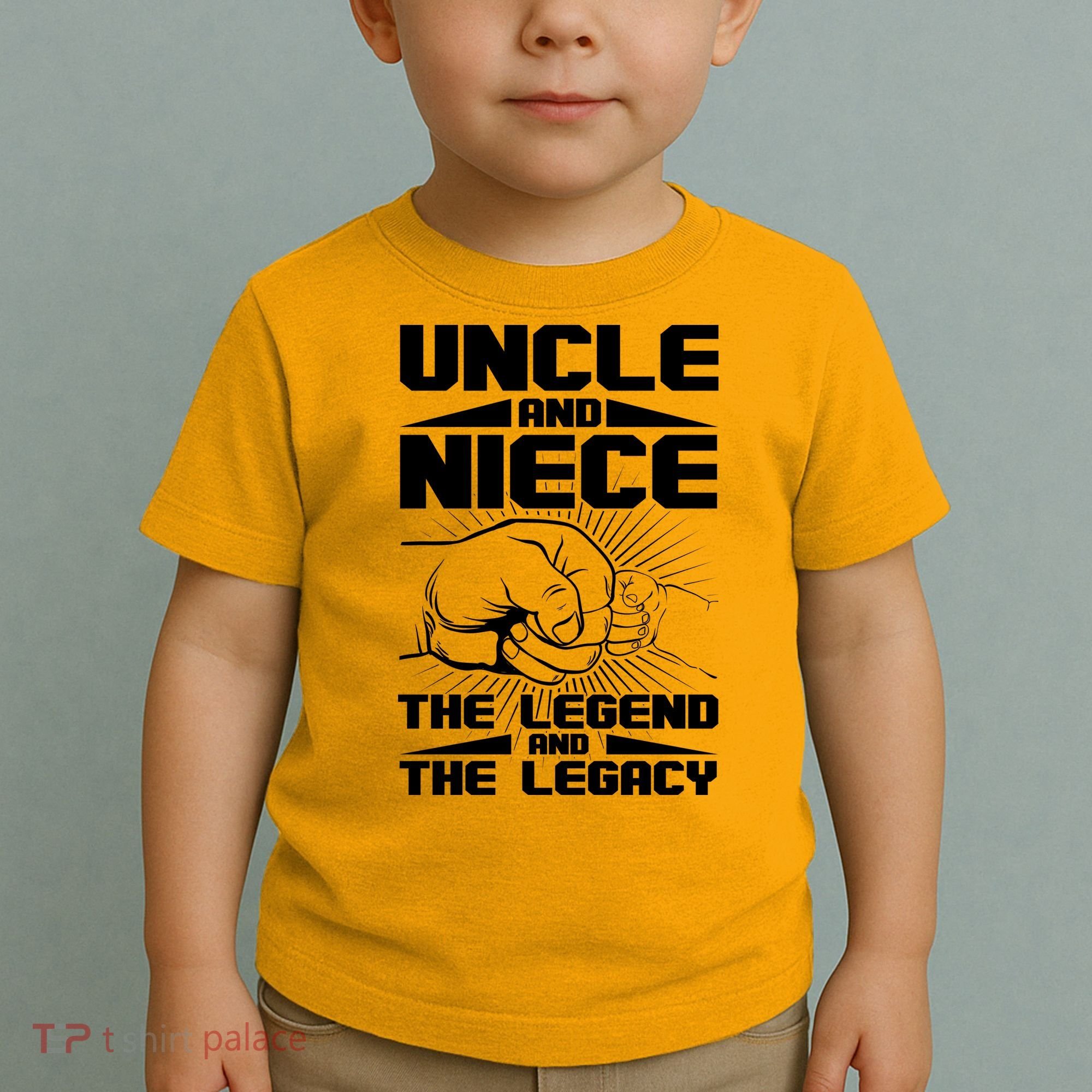 Cool Uncle And Niece The Legend And The Legacy Toddler T-Shirt