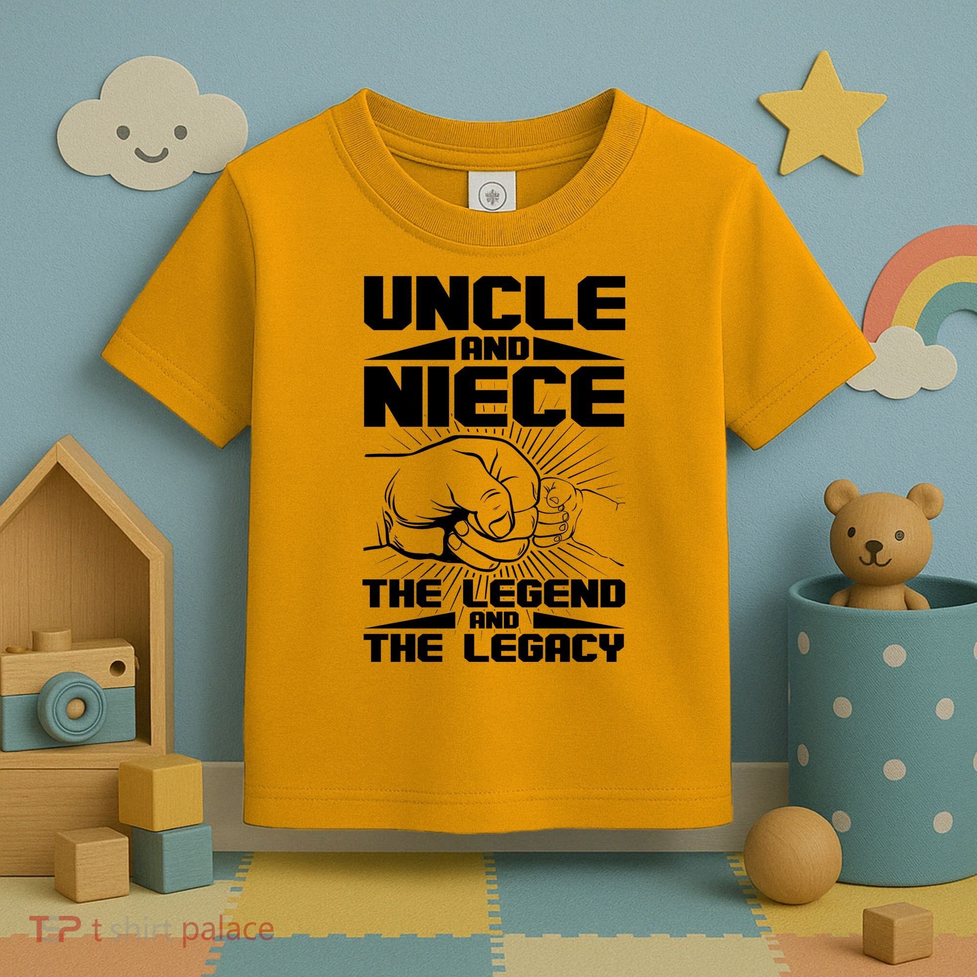 Cool Uncle And Niece The Legend And The Legacy Toddler T-Shirt