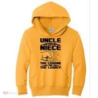 Cool Uncle And Niece The Legend And The Legacy Kids Hoodie thumb 0