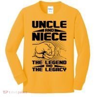 Cool Uncle And Niece The Legend And The Legacy Kids Long Sleeve Shirt thumb 0