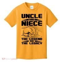 Cool Uncle And Niece The Legend And The Legacy Kids T-Shirt thumb 0
