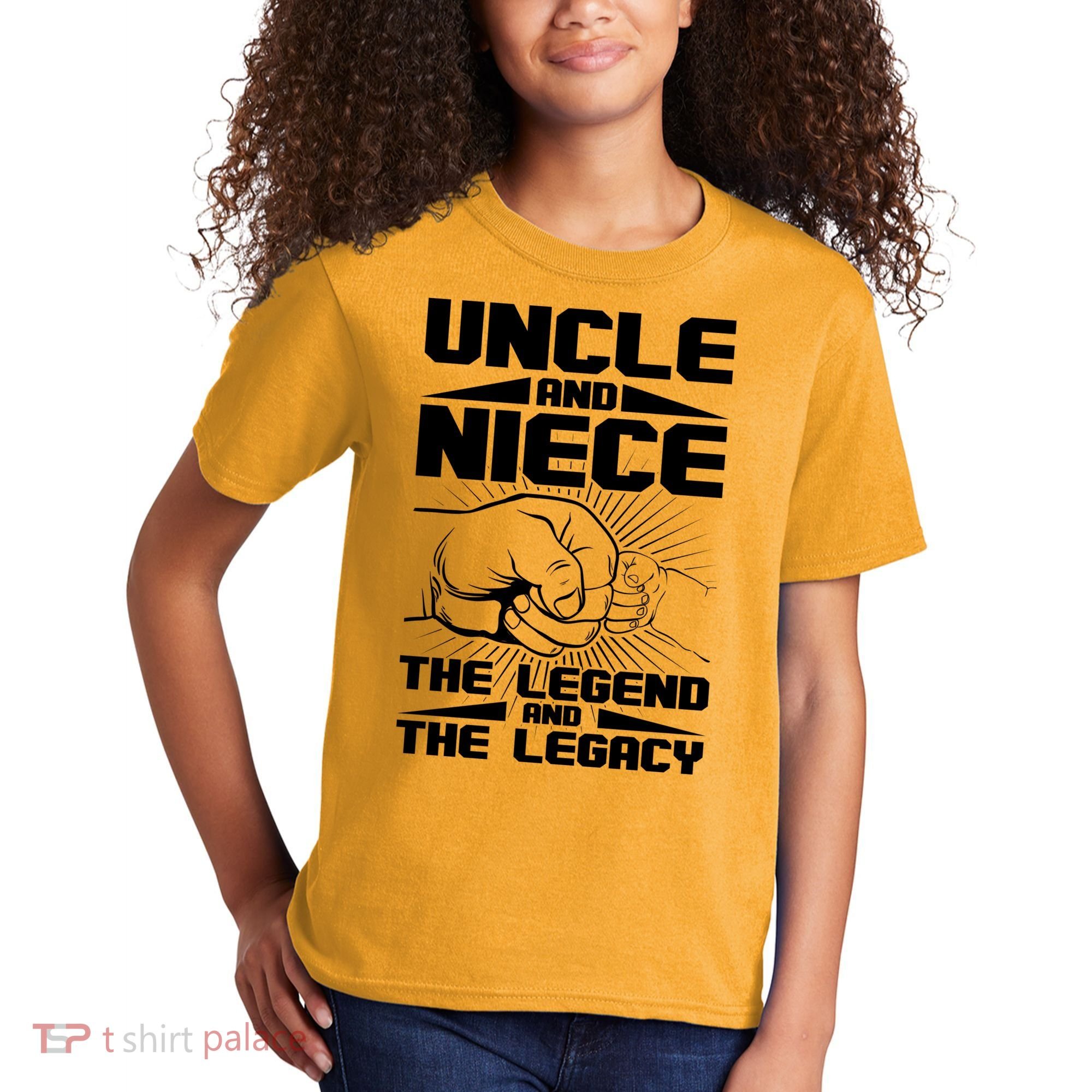 Cool Uncle And Niece The Legend And The Legacy Kids T-Shirt