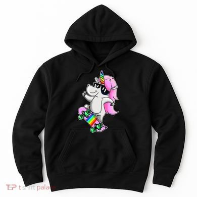 Cool Unicorn Skating Hoodie