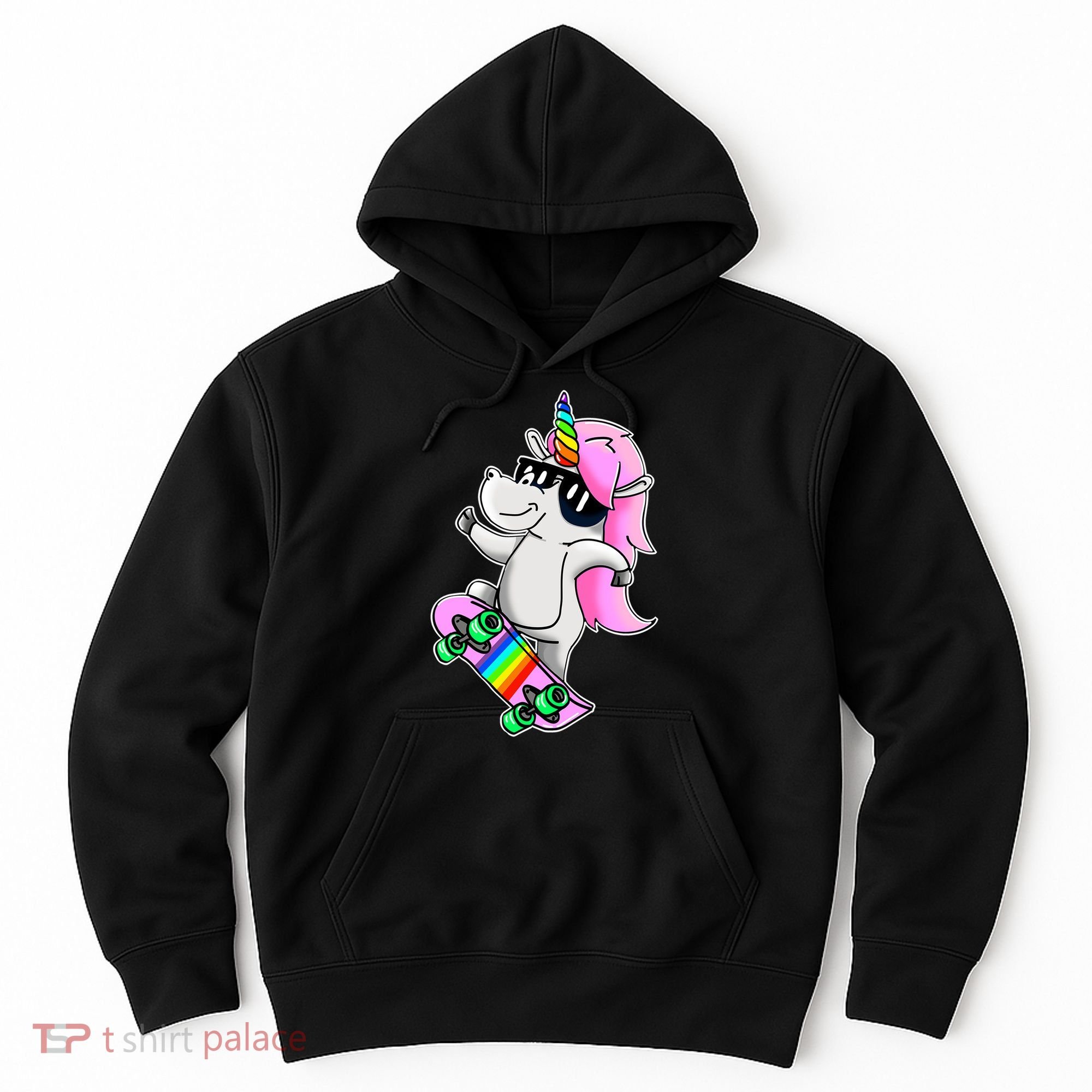 Cool Unicorn Skating Hoodie
