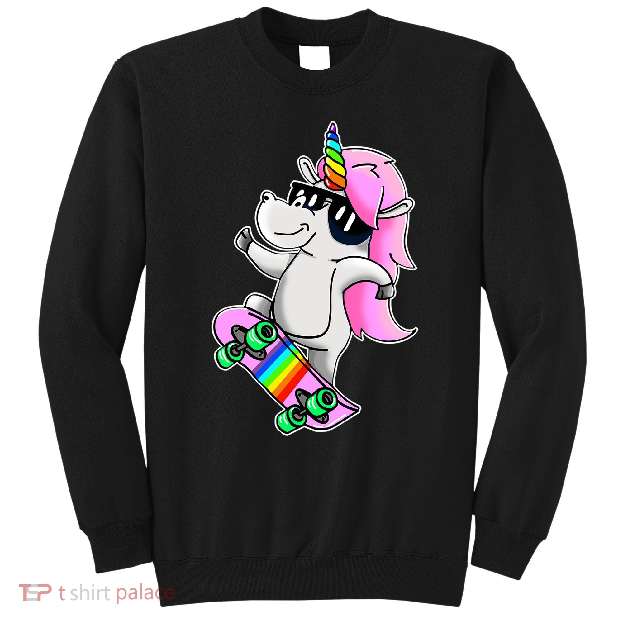 Cool Unicorn Skating Sweatshirt