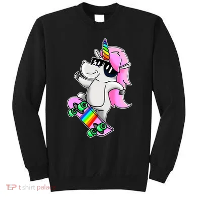Cool Unicorn Skating Sweatshirt