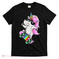 Cool Unicorn Skating T-Shirt thumb 0