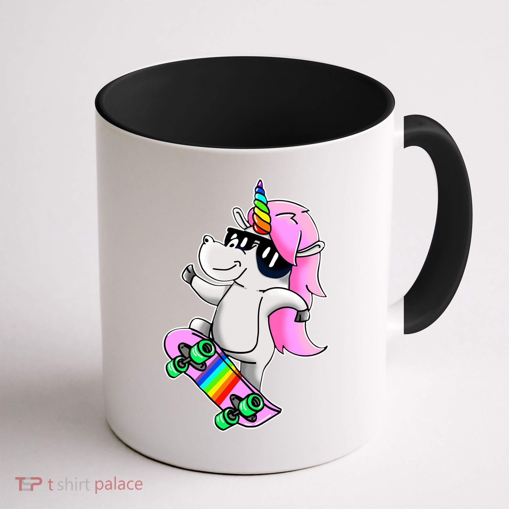 Cool Unicorn Skating Coffee Mug