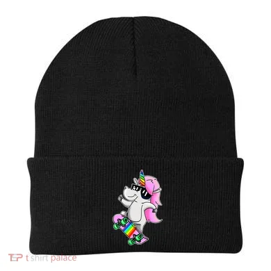 Cool Unicorn Skating Beanie