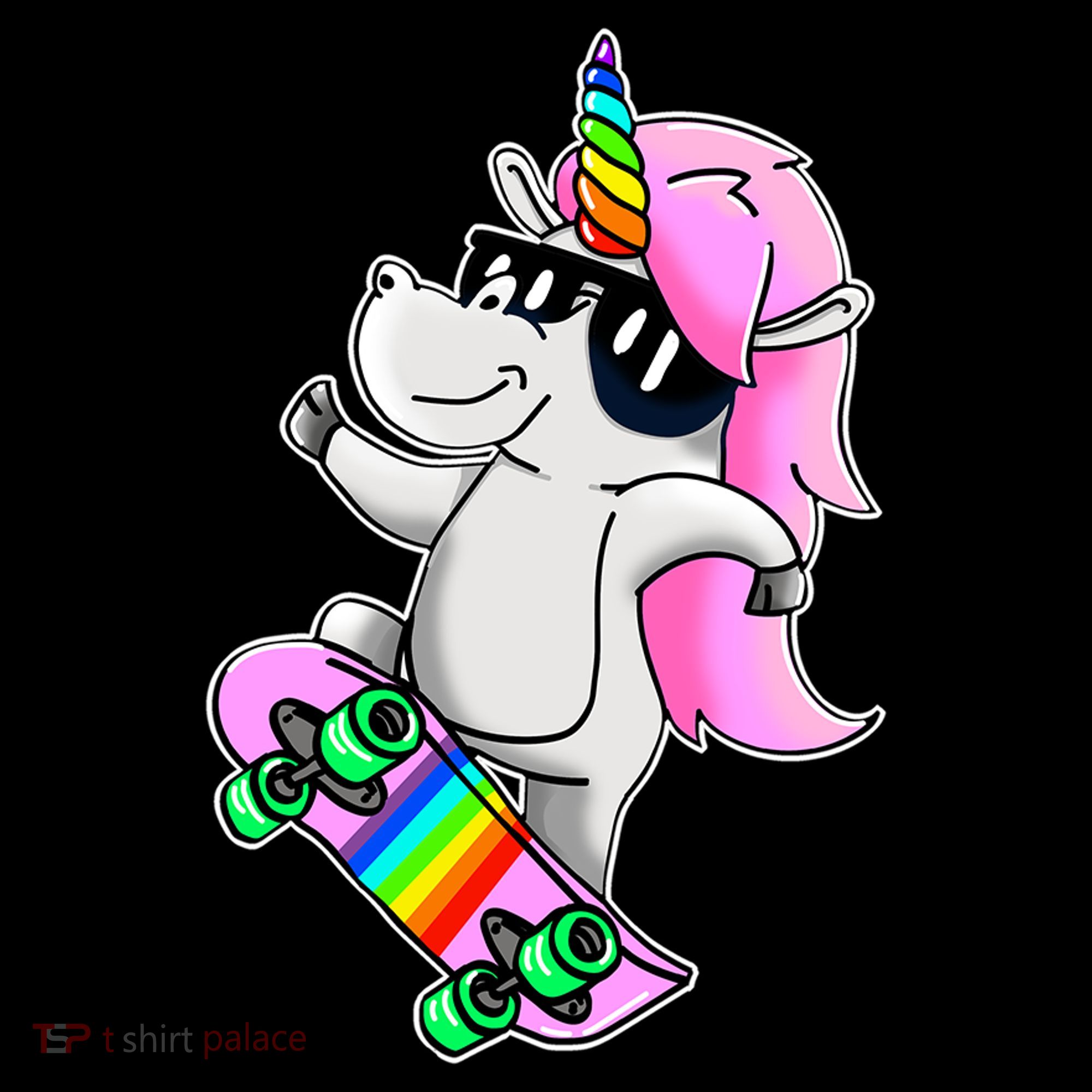 Cool Unicorn Skating Mousepad