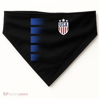 Cool USA Soccer USA-Made Doggie Bandana