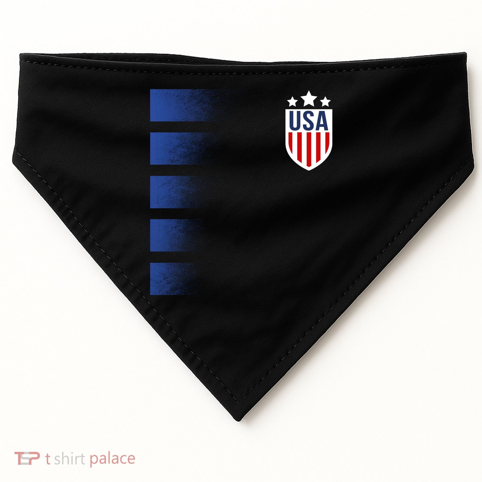 Cool USA Soccer USA-Made Doggie Bandana