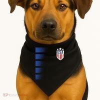 Cool USA Soccer USA-Made Doggie Bandana thumb 1