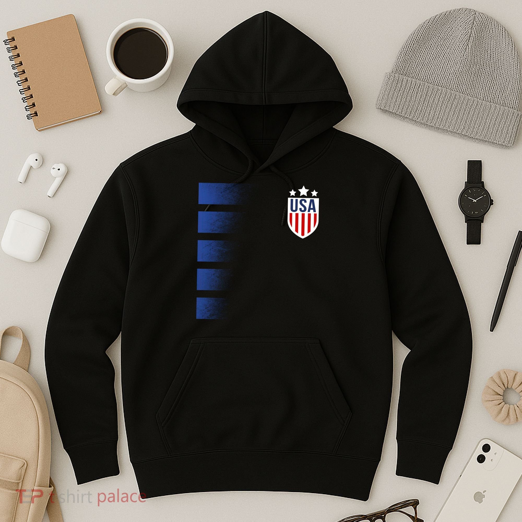 Cool USA Soccer Hoodie