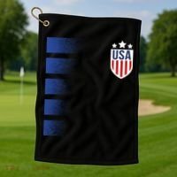 Cool USA Soccer Golf Towel thumb 1