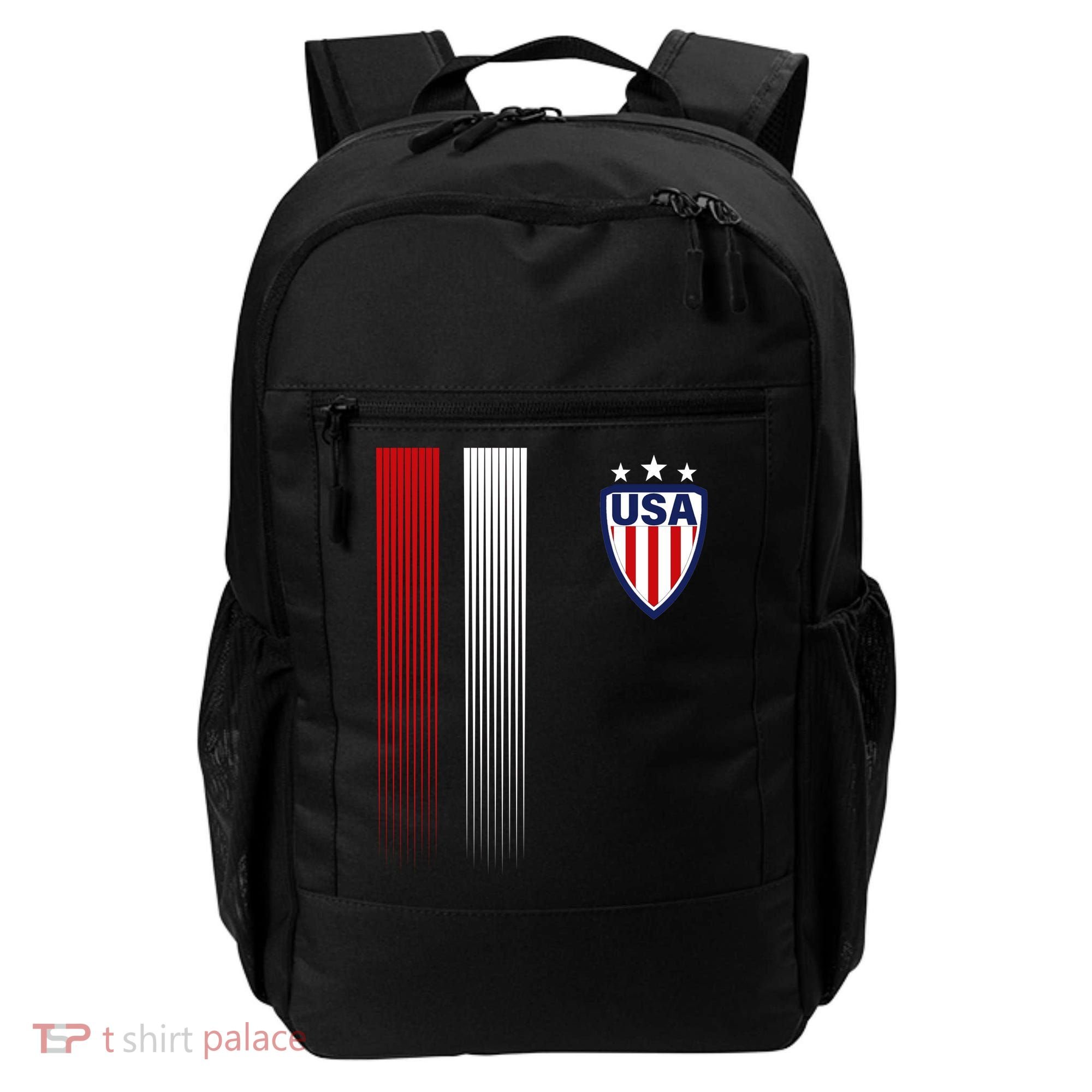 Cool USA Soccer Jersey Stripes Backpack