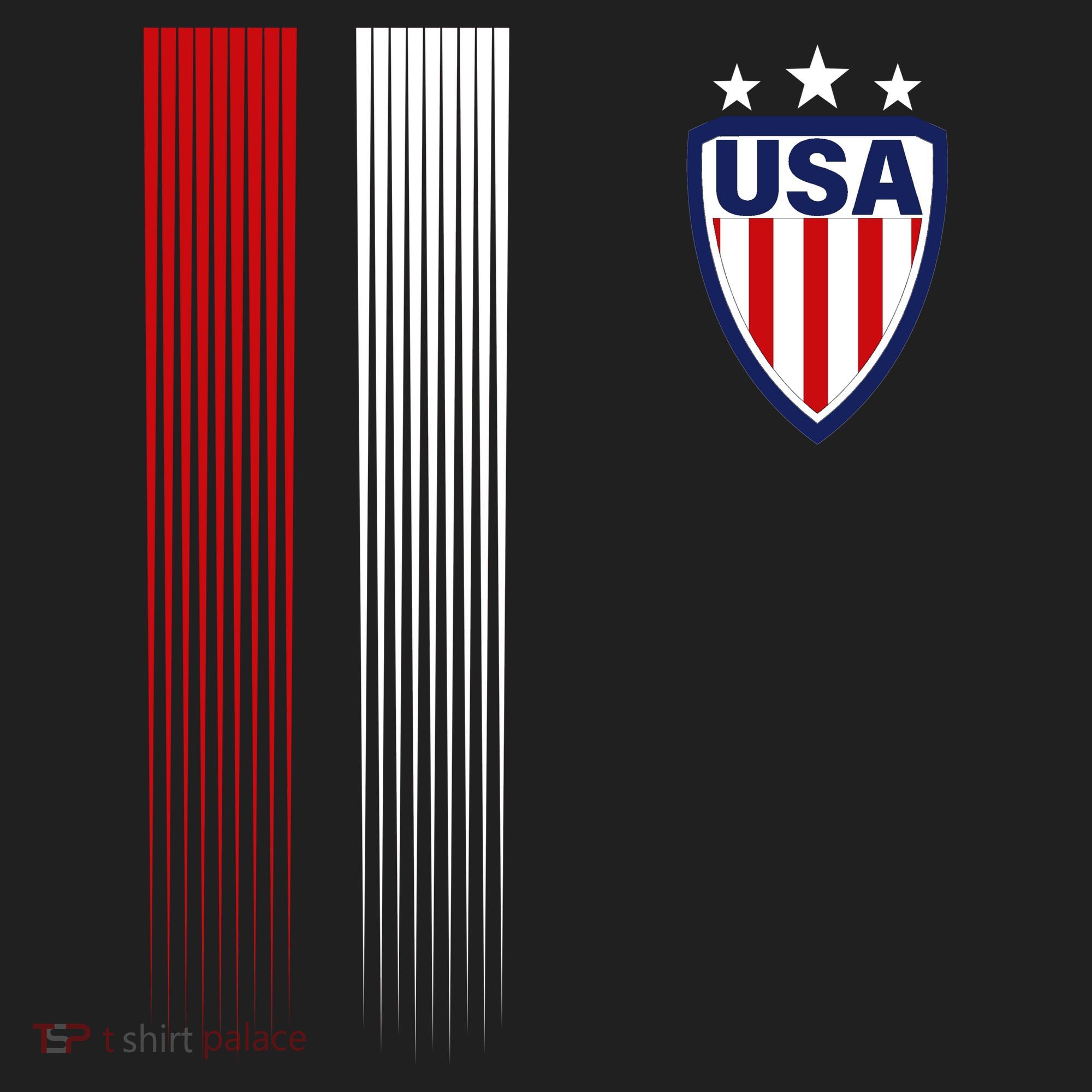 Cool USA Soccer Jersey Stripes 15oz Campfire Ceramic Mug