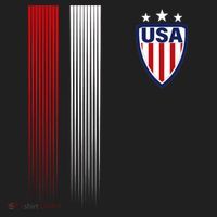 Cool USA Soccer Jersey Stripes Women's Dry Zone Grid Polo thumb 2