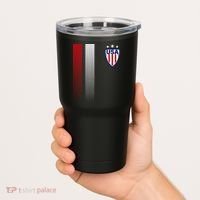 Cool USA Soccer Jersey Stripes Tumbler thumb 2