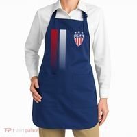 Cool USA Soccer Jersey Stripes Apron thumb 2