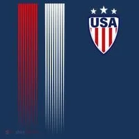 Cool USA Soccer Jersey Stripes Women's Tank Top thumb 5