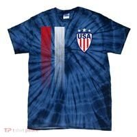 Cool USA Soccer Jersey Stripes Tie-Dye T-Shirt thumb 0