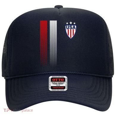 Cool USA Soccer Jersey Stripes Hat