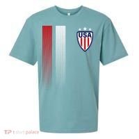 Cool USA Soccer Jersey Stripes Sueded Cloud Jersey T-Shirt thumb 0